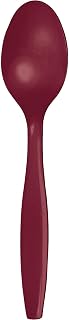 Creative Converting Burgundy Cutlery (Prem) Spoons (12Pks Case)