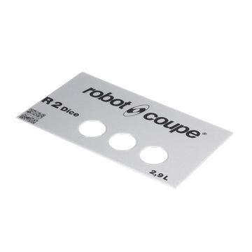 R2 Dice Front Plate by Robot Coupe – Model 407902