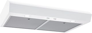 Broan-NuTone MTR1303WW Mantra 30-Inch 350 MAX Blower CFM 1.5 Sones White Range Hood | ENERGY STAR with 1.5 Sones for Quiet Everyday Kitchen Ventilation