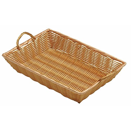 HUBERT Natural / 16"Lx11"Wx3"H / Modern Shelf Baskets