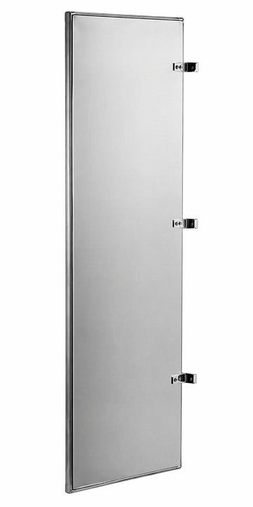 Steel Urinal Partition by Glownary – 18 Inches X 48 Inches, Alloy Steel, Silver