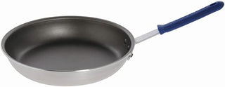 HUBERT Kratos 8" Aluminum Nonstick Fry Pan with Blue Silicone Sleeve - 8" Dia x 2" H
