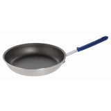 Kratos 8" Aluminum Nonstick Fry Pan with Blue Silicone Sleeve - 8" Dia x 2" H by HUBERT – Aluminum, Silver, Model WG-RF2002