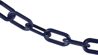 Mr. Chain Plastic Barrier Chain, Cobalt Blue, 100 ft Length (50066-100)