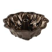 Harvest Leaves Bundt Pan by Nordic Ware – 10.4x10.4x3.8, 9.0 cups, Aluminum, Bronze, Model 85948