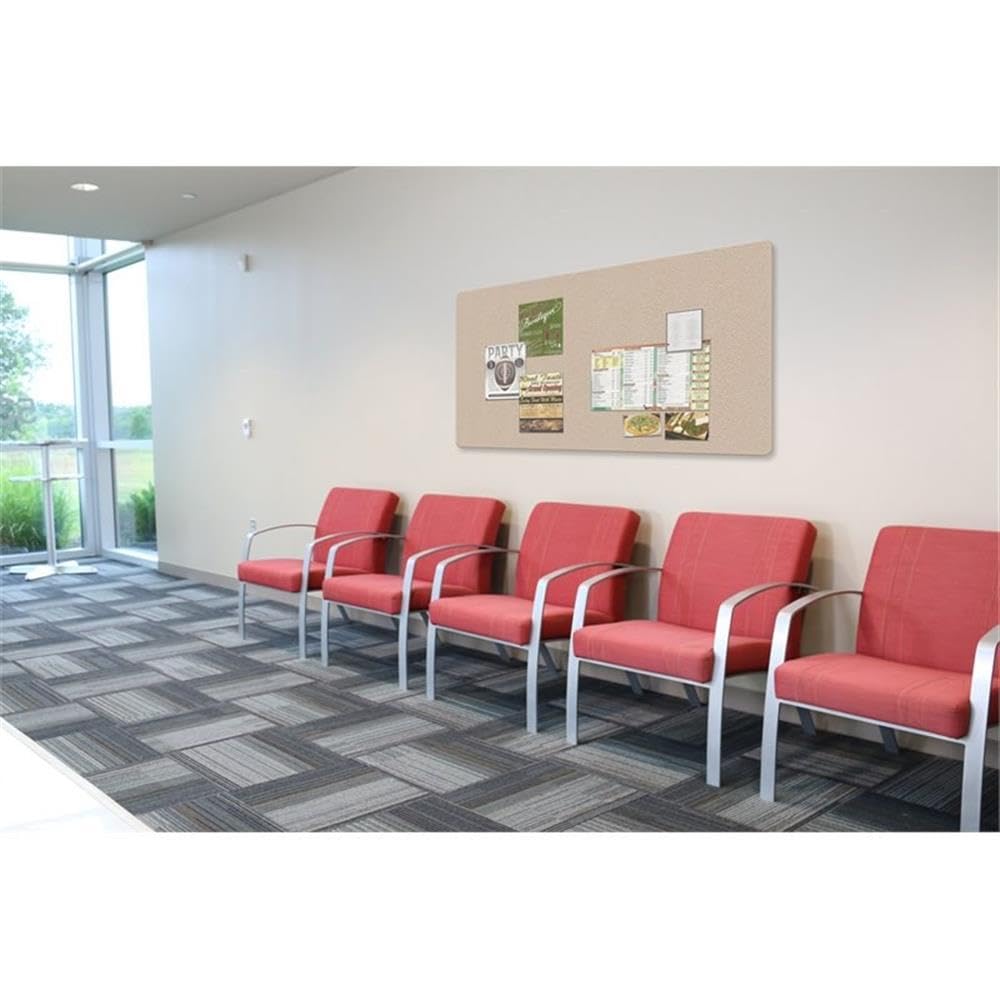 Ghent 0.4" x 48" / Beige / Modern Bulletin Boards