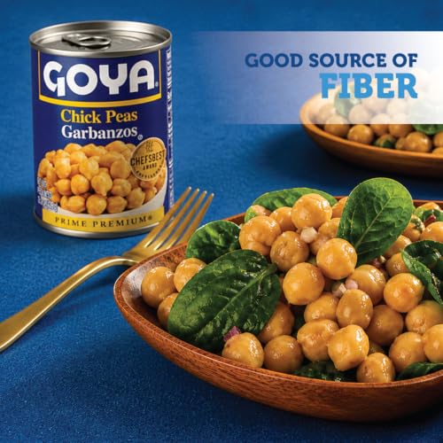 Goya Garbanzo Bean / 15.5 Ounce (Pack of 24) / 24 Peas