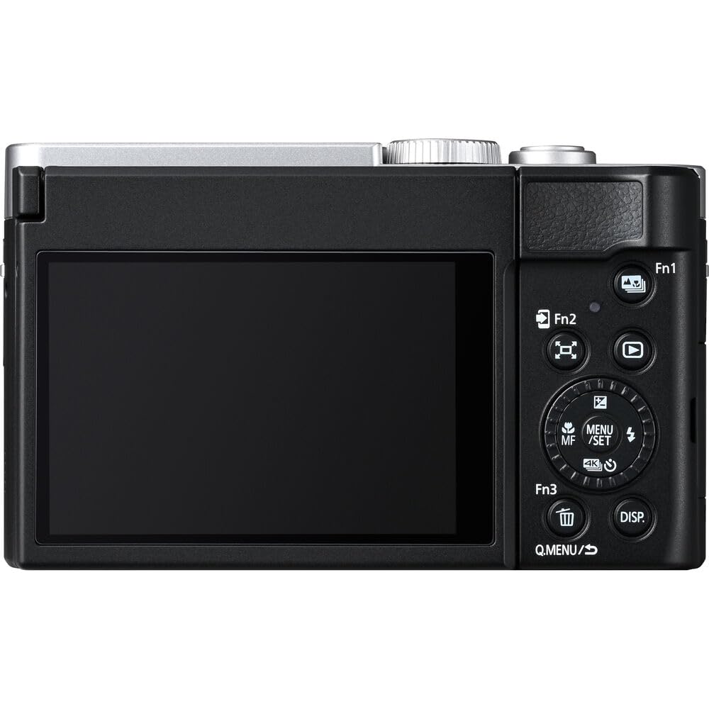 ZS99 Digital Camera (Silver) Bundle + Accessory Package with 64GB Memory by Panasonic – Silver, Pack of 22, Model BH52-ZS99SIL-71626