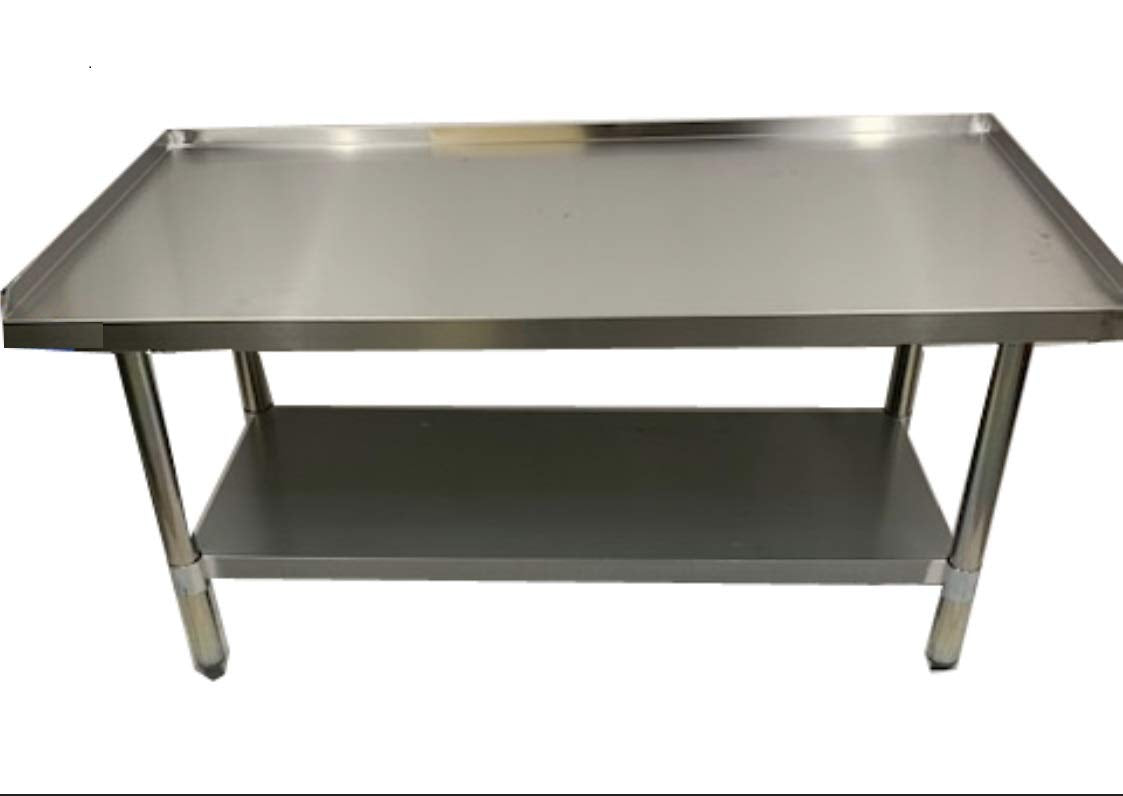 Heavy Duty Stainless Steel Equipment Grill Stand 30” x 30” | NSF Certified | Commercial Grade Table for Grills by KPS – Stainless Steel,Steel, Silver