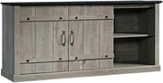 Brown Credenzas, Industrial and Modern Farmhouse Style, Durable Rectangular Design, Spacious Storage for Home or Office