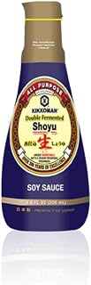 Kikkoman Double Fermented Soy Sauce, Brown, 6.8 Fl Oz