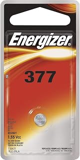 Energizer 377 1.55 Vcc Silver Oxide Battery (Value Pack of 18)