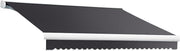 Awntech Retractable Awning Left Motor 14'W x 8'D x 10" H Gun Metal Gray