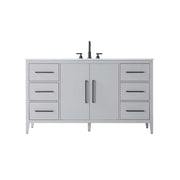 Millie Bathroom Vanity Grey by Lighting Design – Wood, Grey, Model VF29360GR