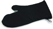 16" Oven Mitt w/ Steam Barrier & Pyrotex Exterior, Terry Interior, Black