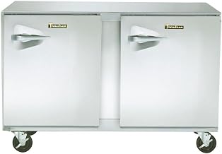 Traulsen UHT48-RR Under Counter Refrigerator - Self Contained - 48 Inch - 2 Section with 2 Solid Doors
