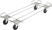 Global Industrial Wire Rack Dolly Base With 5" Poly Swivel Casters, 48"Lx20"W