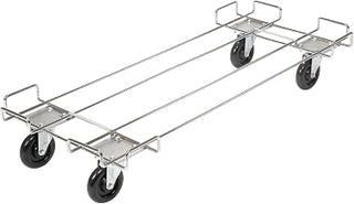 Global Industrial Wire Rack Dolly Base With 5" Poly Swivel Casters, 48"Lx20"W