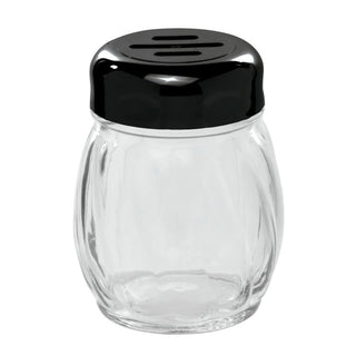 Cheese Shaker by Tablecraft – Black, Pack of 12, Model 260SLBK