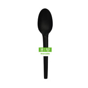 Responsible Products 6.5" Spoons Black (50 Count) / Black / 50 Spoons