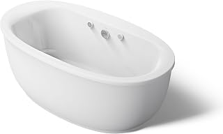 Kohler K-1967-GHW-0 Sunstruck Bathtub, White