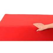 Antimicrobial Rectangle Reception Bench by Global Industrial – Synthetic Leather, Red, Model 10092-1-ANT