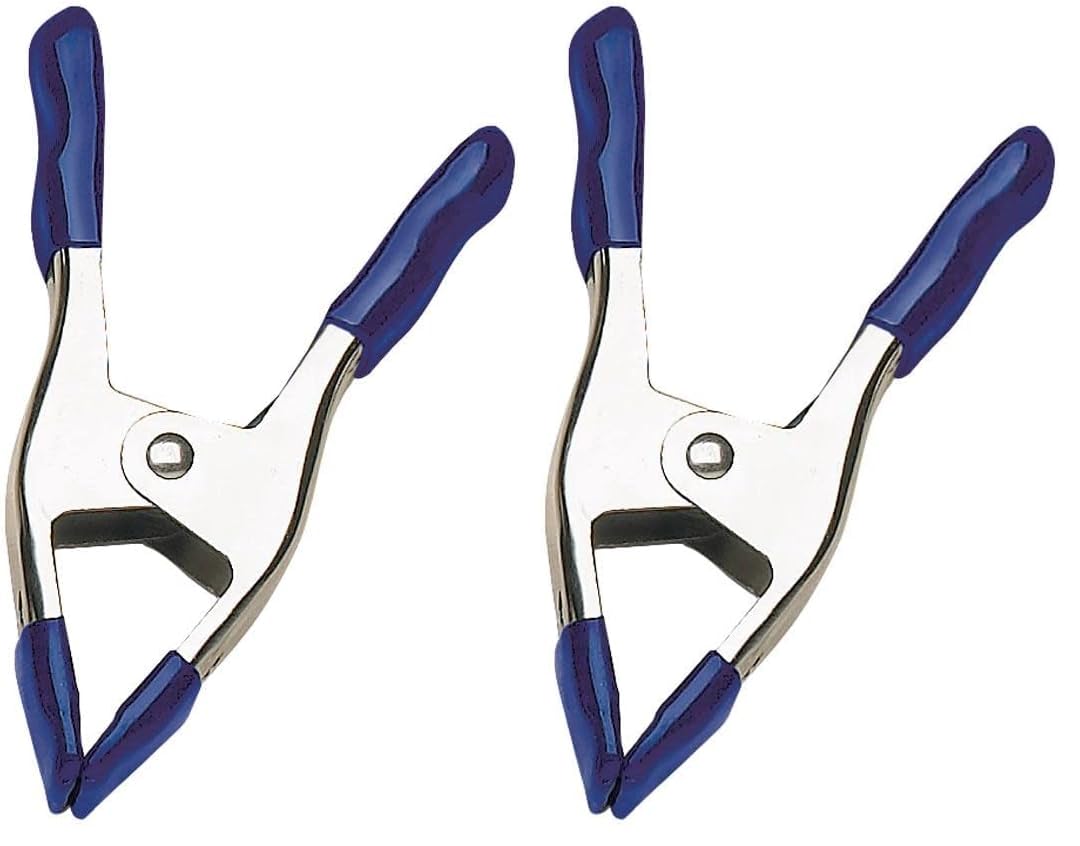 IRWIN 1-Inch (Pack of 2) / Blue / Modern Spring Clamps