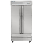 39 1/2" Two Section Reach In Freezer by MOTAK – 41.93x31.89x83.46, In Description, Check Images, Model MSD-2DF-BAL-35-X
