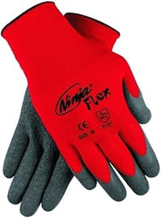 MCR Safety N9680L Ninja Flex Glove, Large, Red/Gray (Pack of 12)