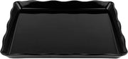 G.E.T. 14" x 11 1/2" Black Display Melamine Tray