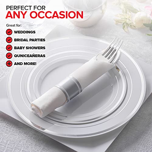 Stock Your Home 50 Count / Silver / Formal Spoons