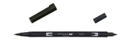 Dual brush-n by Tombow – Plastic (body), Felt (tip), Black, Model ABT-N15-1P