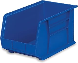 Akro-Mils Bin [Set of 6] Color: Blue, Size: 10" H x 11" W x 18" D