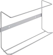 HUBERT Disposable Glove Dispenser Silver Wire 2-Box - 11"L x 3 3/8"W x 8 5/8"H
