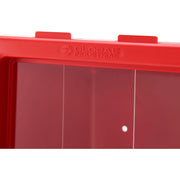 Plastic Fire Extinguisher Cabinet with Breakable Acrylic by Global Industrial – Polystyrene & Arcylic, Red, Model 641650