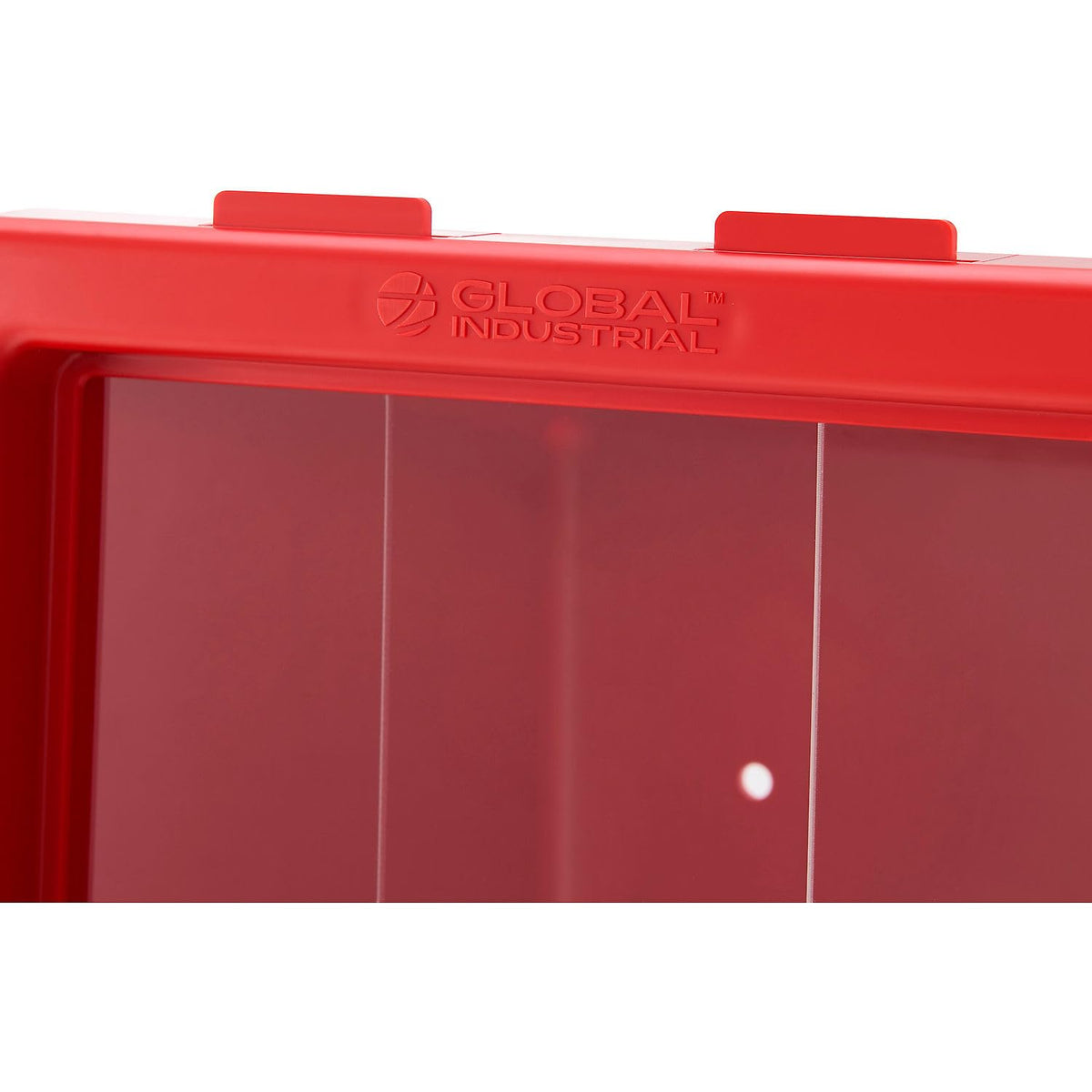 Plastic Fire Extinguisher Cabinet by Global Industrial – Polystyrene & Arcylic, Red, Model 641648
