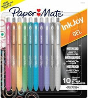 Paper Mate PAP2208638 Ink Joy Metallic Gel Pen Assorted Color - Pack of 10