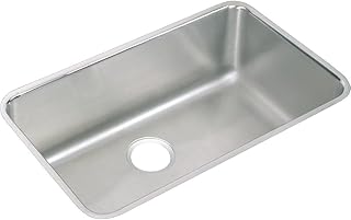 Elkay Lustertone ELUH281612 Single Bowl Undermount Stainless Steel Kitchen Sink
