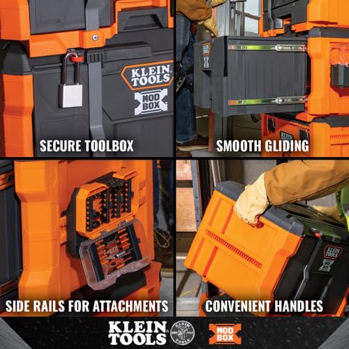 KLEIN TOOLS Single Drawer / Orange / 50.0 pounds Tool Boxes