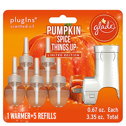 Glade Pumpkin Spice Things Up / Starter Kit / 0.56 Fl Oz (Pack of 6) Electric
