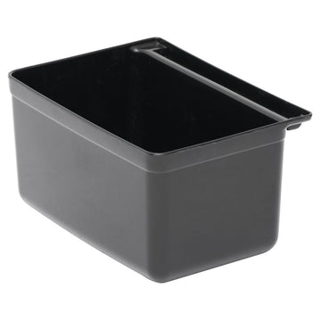 Cutlery Bin for Service Carts Black Plastic Utility Cart by HUBERT – Plastic, Black