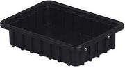 LewisBins ESD-Safe Divider Box, 10-13/16"L x 8-5/16"W x 2-1/2"H, Lot of 12
