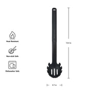 Pasta Fork by KitchenAid – 13.6-Inch, Plastic, Black, Model KHA005OHOBA