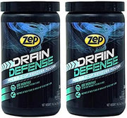 Zep Drain Defense Enzymatic Cleaner Powder - 18 oz (Case of 2) ZDC16 - Safe for Pipes and Septic Systems