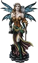Pacific Giftware Misty Caster Fairy, 4.5ft Tall, Life Size Statues
