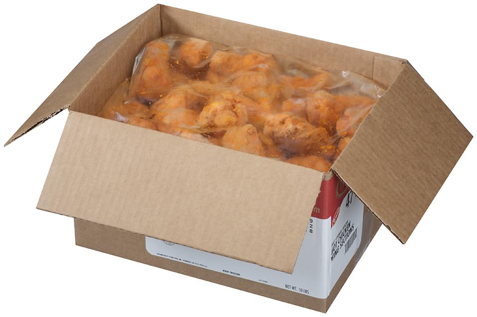Buffalo Style First and Second Joint Chicken Wing by Tyson – 5 Pound (Pack of 2), Pack of 2