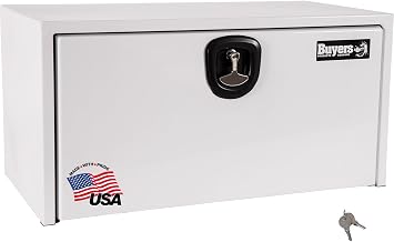 Buyers Products 1732400 Steel Underbody Truck Box White 18 x 18 x 24 In