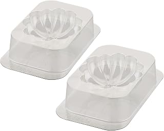 Silikomart Pack of 4 Thermoformed Silicone Molds, Pumpkin Shape, Size 138 x 103 mm