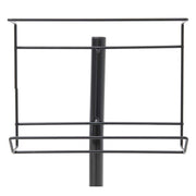 Disposable Glove Holder - 12" Dia x 35" H by HUBERT – Wire, Black, Model WCH0513