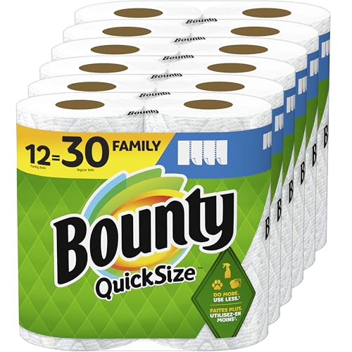 Bounty White / 1 / 117 Sheets (Pack of 12 Rolls) Paper Towels